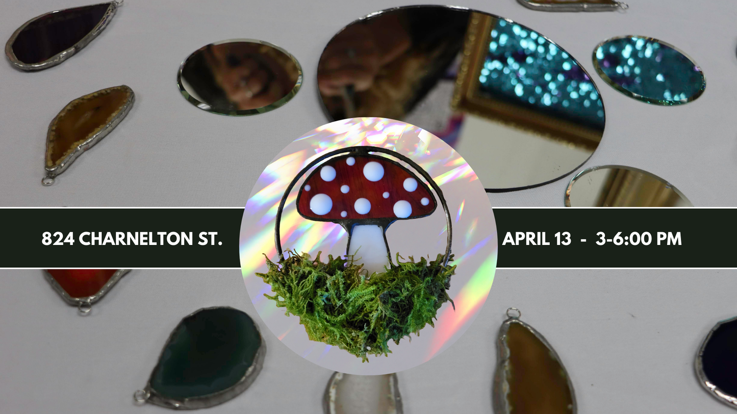 Stained Glass Mushroom Workshop with Reignmaker Studios (May 18)